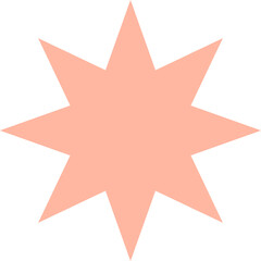 Obraz premium Geometric star pattern element. Simple aesthetic shape ornament. Modern abstract bauhaus seamless background. Square grid lines vector art. Neo geo poster. Shape geometry decorative wallpaper.