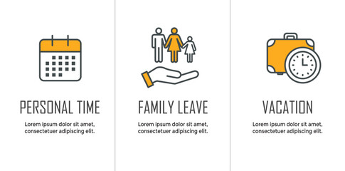 Paid Family Leave Benefits - PFL Benefits include sick time, paid time off, vacation benefits, death in the family, maternity, paternity leave, and other PTO