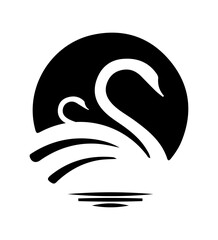 Swan icon stock illustration vector  © Rishieka
