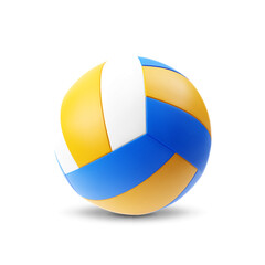 Volleyball ball isolated on white background. EPS10 vector