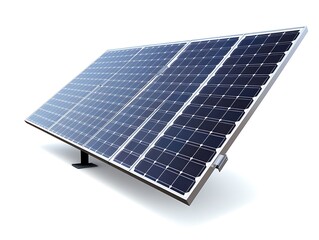 Solar panel isolated on a white background ai generated