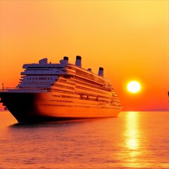  Sunset Serenade: A Majestic Cruise Ship Voyage