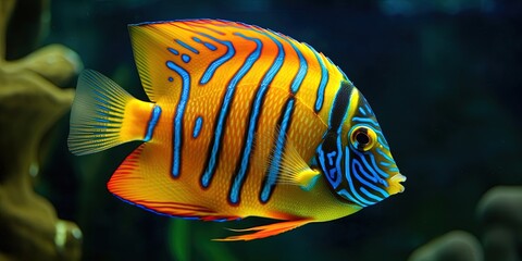 colorful tropical fish underwater