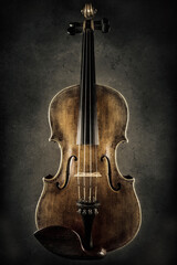 close up of a baroque violin