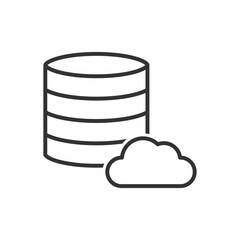 Cloud Server Icon - Cloud Data Center Icon