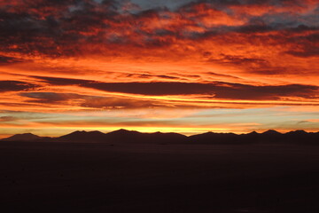 Atardecer en Uyuni