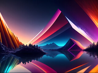 colorful landscape
