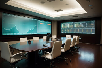 business meeting room ai generated