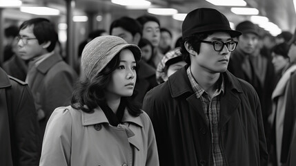 Fototapeta premium Chinese couple ai generated