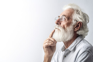 man is thinking ai generated