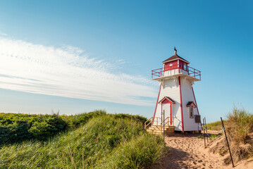 Covehead Lighthouse in Stanhope (Prince Edward Island, Canada)