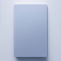 white blank paper on blue background. 