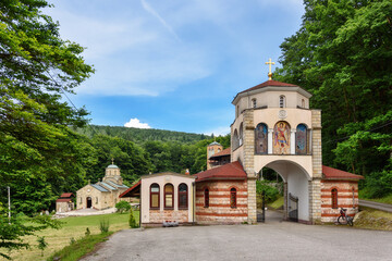 Fototapeta na wymiar Monastery Tresije on Kosmaj mountain, Serbia.