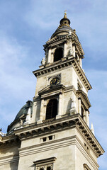 Obraz premium Bell tower at St. Stephen basilica in Budapest, Hungary