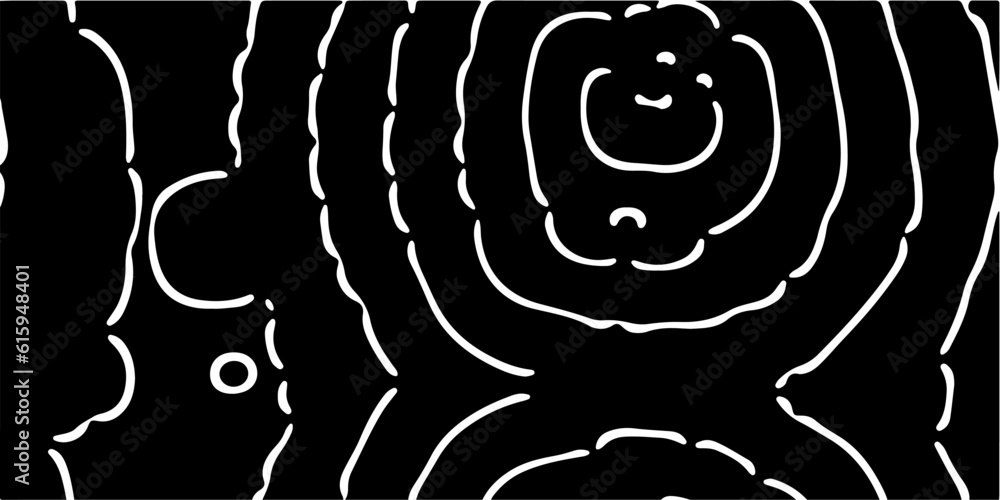 Fototapete Abstract black and white organic pattern created using a computer generative algorithm called reaction-diffusion.