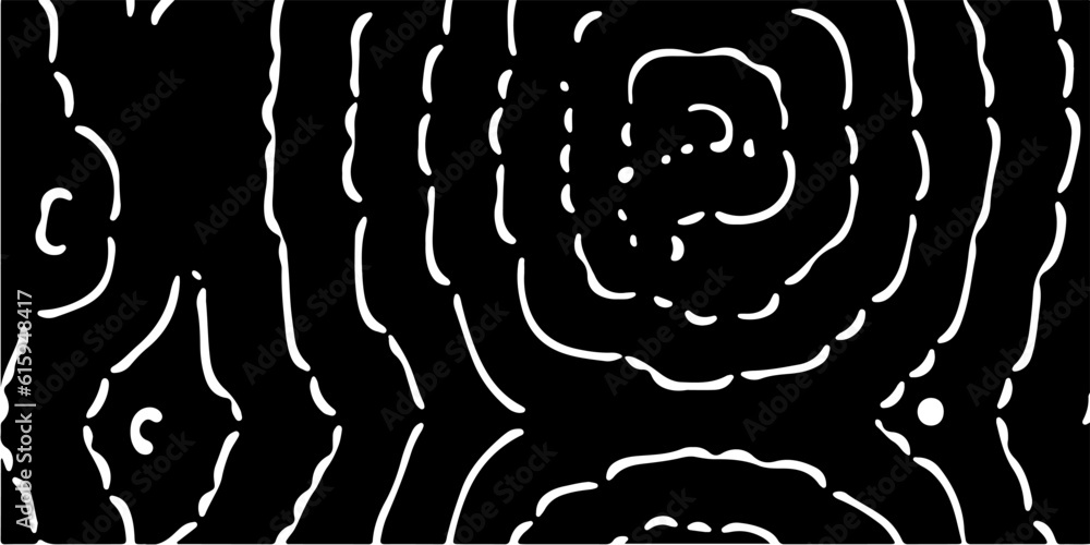 Fototapete Abstract black and white organic pattern created using a computer generative algorithm called reaction-diffusion.