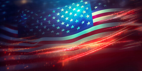 american independence day, American Flag Wave, Memorial Day, 4th of July