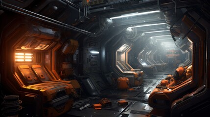 Scifi World Game Art Environment