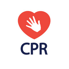 heart cpr medical icon vector design	
