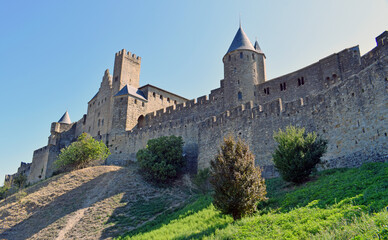 Obraz premium Carcassonne medieval city in France