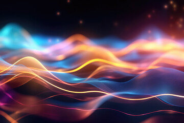 Futuristic Light flowing concept, Used as wallpaper