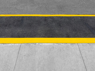 Fototapeta premium Full frame photo of sidewalk and asphalt texture