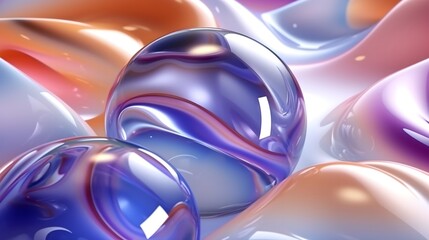 Glass spheres, generative AI