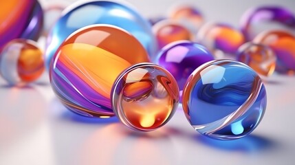 Glass spheres, generative AI