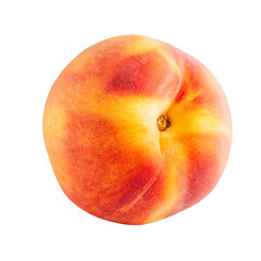 Fresh tasty nectarine peach close up, healthy eating concept