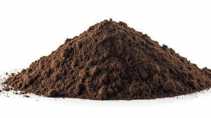 soil isolated created with Generative AI technology