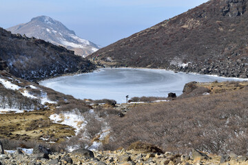 Fototapeta premium 九重連山の風景