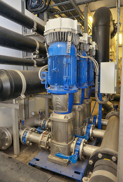 Demineralized sistem water treatment inside of  plant