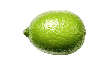 one lime on a transparent background
