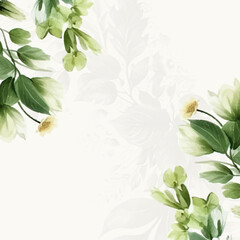 colorful colourful floral flower beautiful and elegant floral wedding invitation card template
