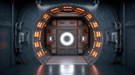 Spaceship door.