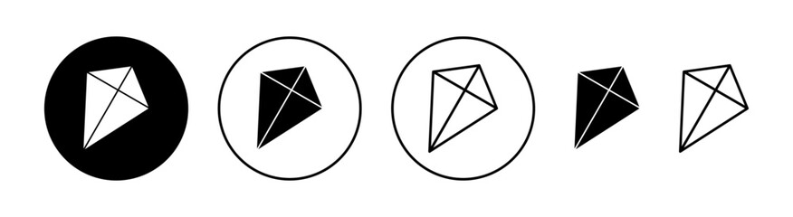 Kite icon set  for web and mobile app. kite sign and symbol