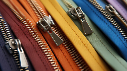 zippers Natural Colors Minimalist Bright