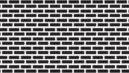 Seamless brick wall vector background