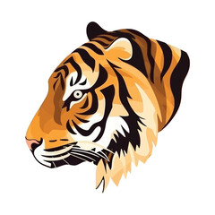 Aggressive Bengal tiger