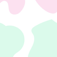 Pastel Frame Abstract Shapes Corners Decorative 