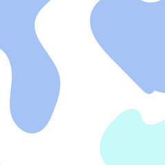 Pastel Frame Abstract Shapes Corners Decorative 