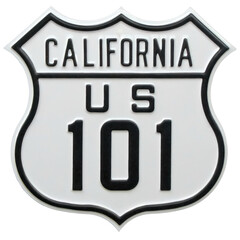 California US 101 sign