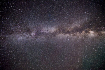 photograph of the milky way