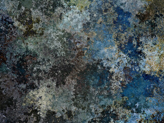 Creative abstract, textured art for media or art projects or background