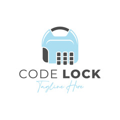 advanced code lock logo design