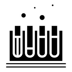 The Black Chemical Icon Symbol is Perfect as an Additional Element to your Design