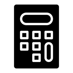 The Black Calculator Icon Symbol is Perfect as  an Additional Element to your Design