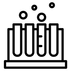 The Black Chemical Icon Symbol is Perfect as an Additional Element to your Design