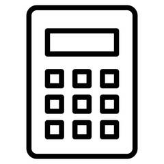 The Black Calculator Icon Symbol is Perfect as  an Additional Element to your Design