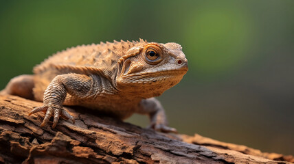 Naklejka premium close up of a lizard